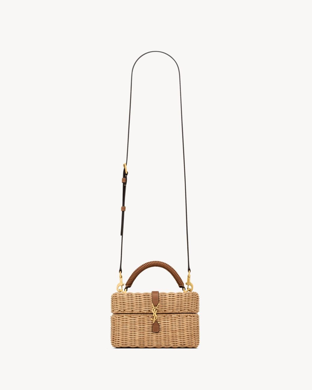 Borsa Vanity Gaby di Saint Laurent in Natural