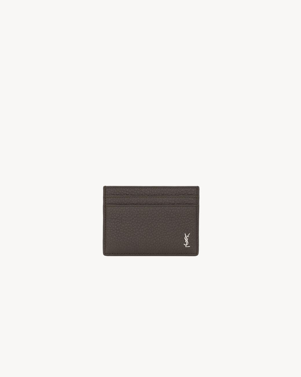 Porta Carte Tiny Cassandre di Saint Laurent in White da Uomo