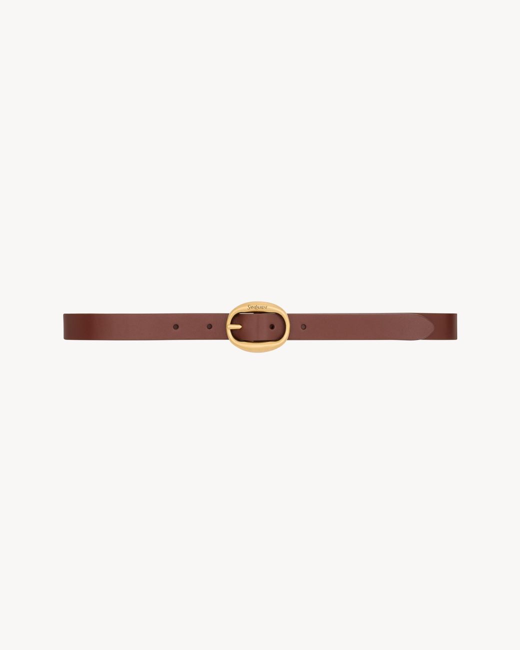 Saint Laurent Multicolor Oval Buckle Belt