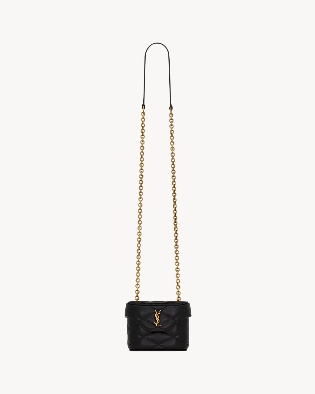 Saint Laurent White June Micro Box