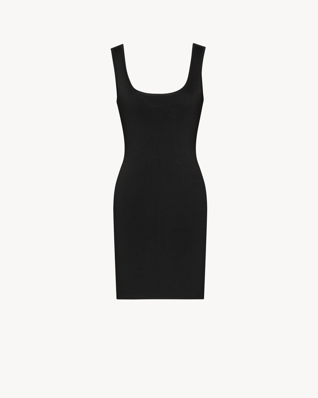Saint Laurent Black Tank Mini Dress