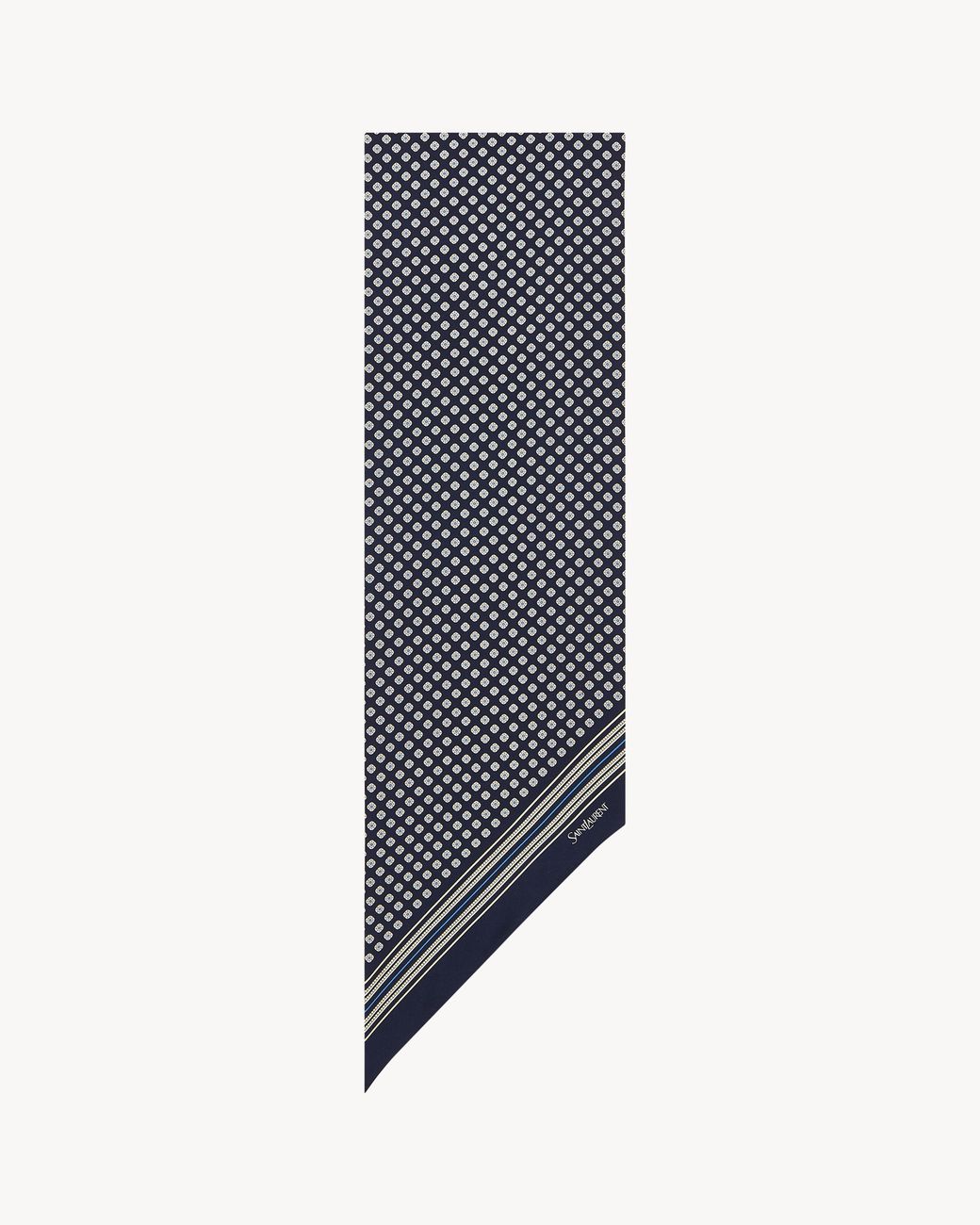 Sciarpa Lavallière di Saint Laurent in Blue da Uomo