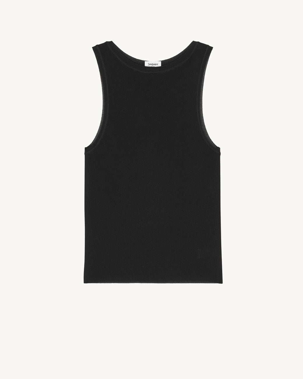 Saint Laurent Multicolor Ribbed Knit Tank Top