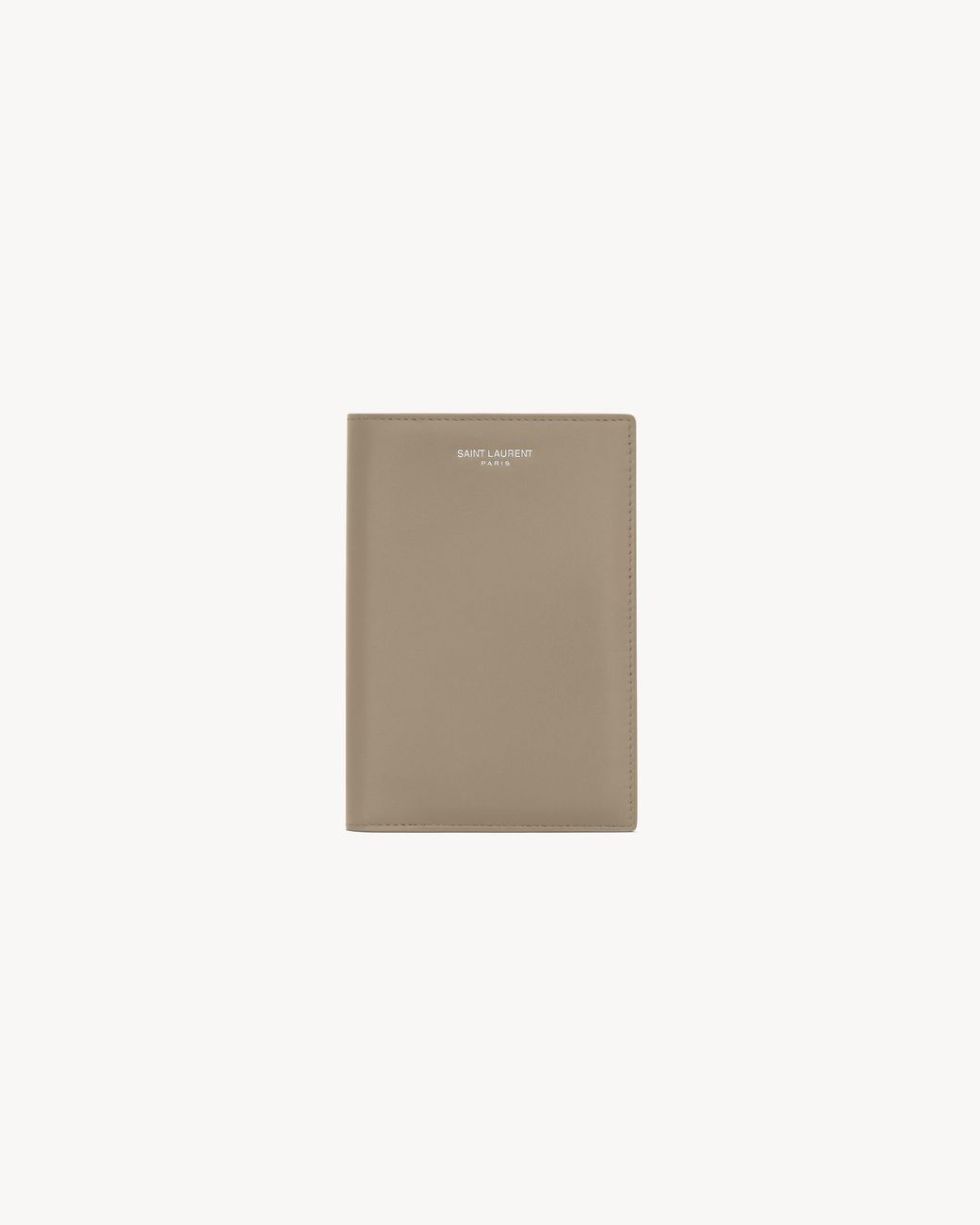 Saint Laurent Natural Paris Passport Case for men
