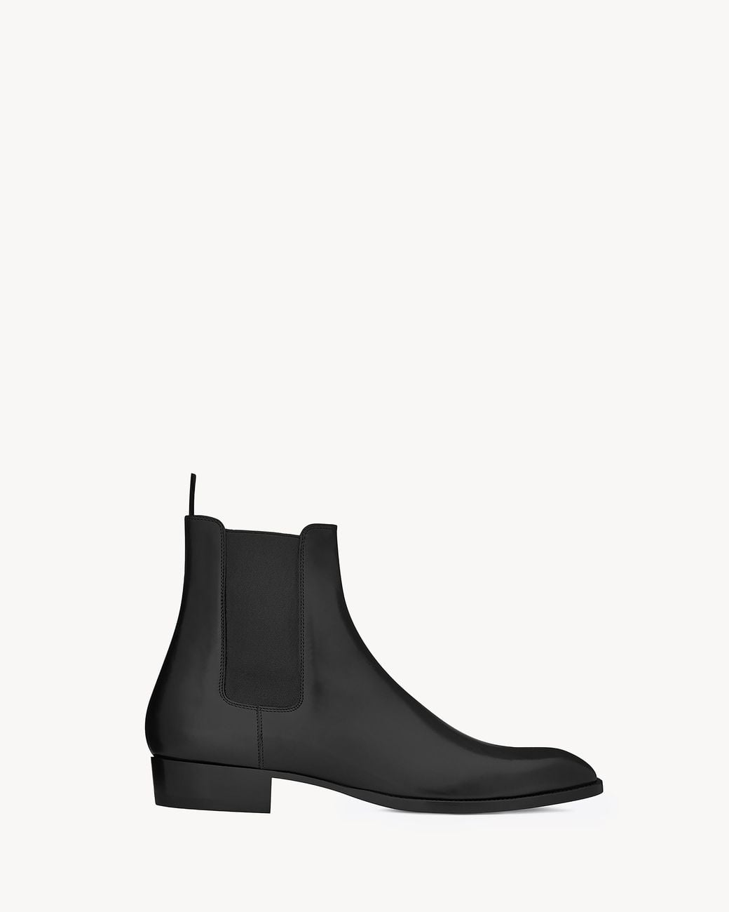 Saint Laurent Black Wyatt Chelsea Boots for men