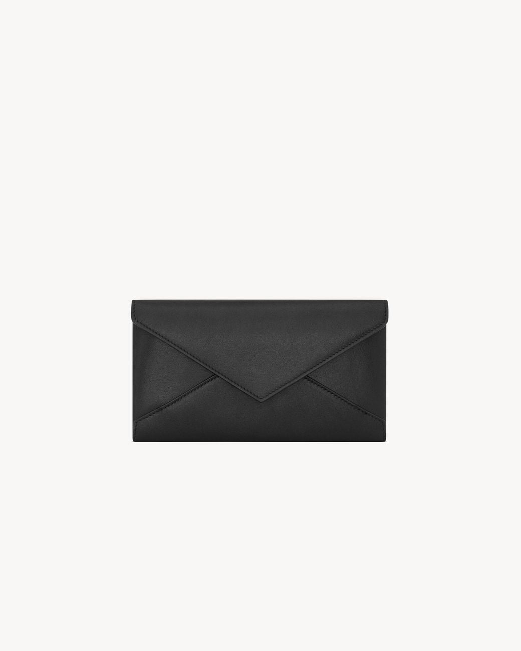 Saint Laurent White Letter Large Wallet