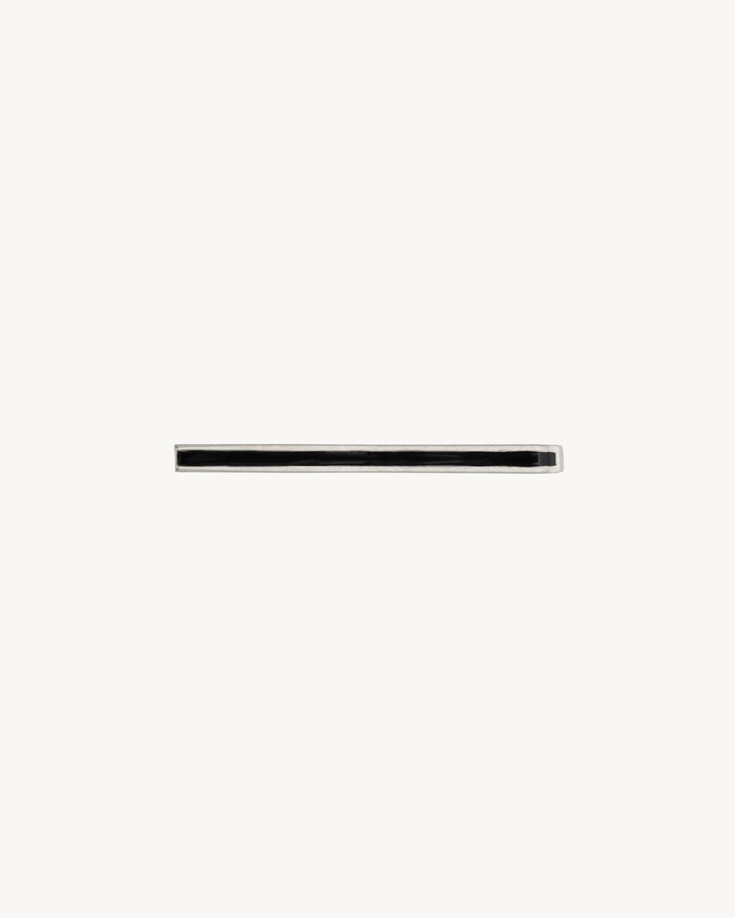 Saint Laurent White Tie Clip for men