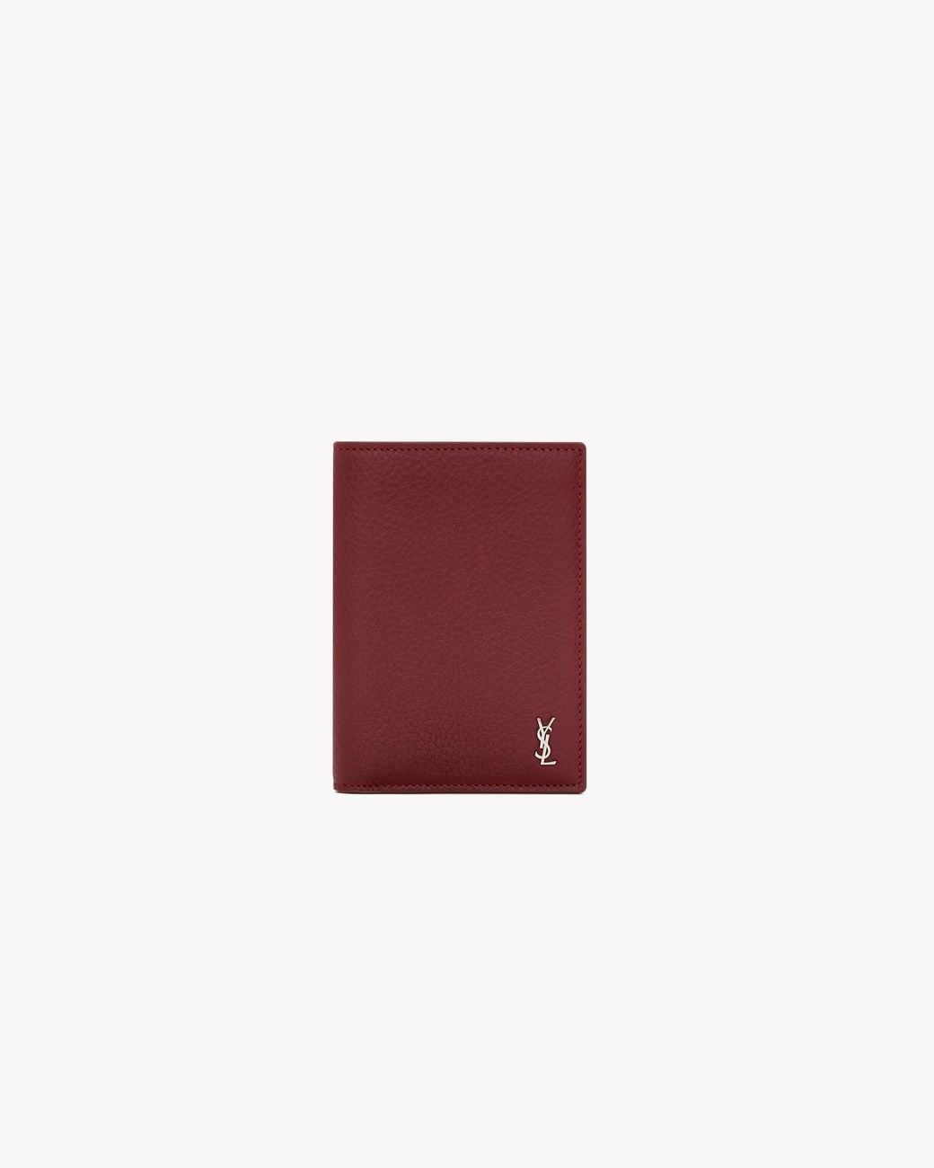 Saint Laurent Tiny Cassandre Credit Card Wallet for men