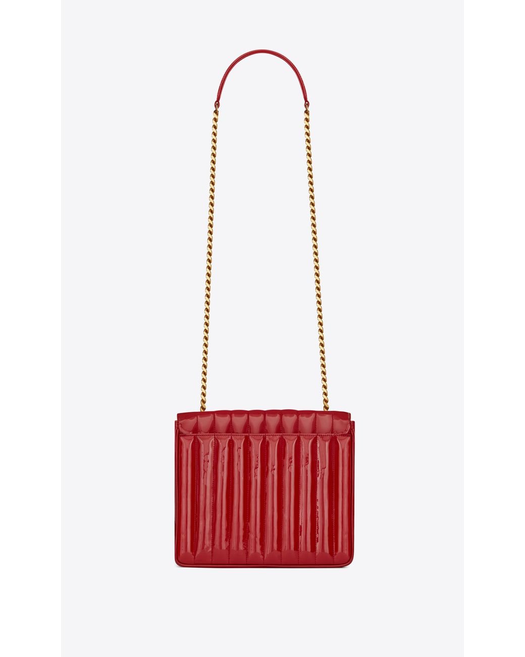 Ysl vicky bag discount red