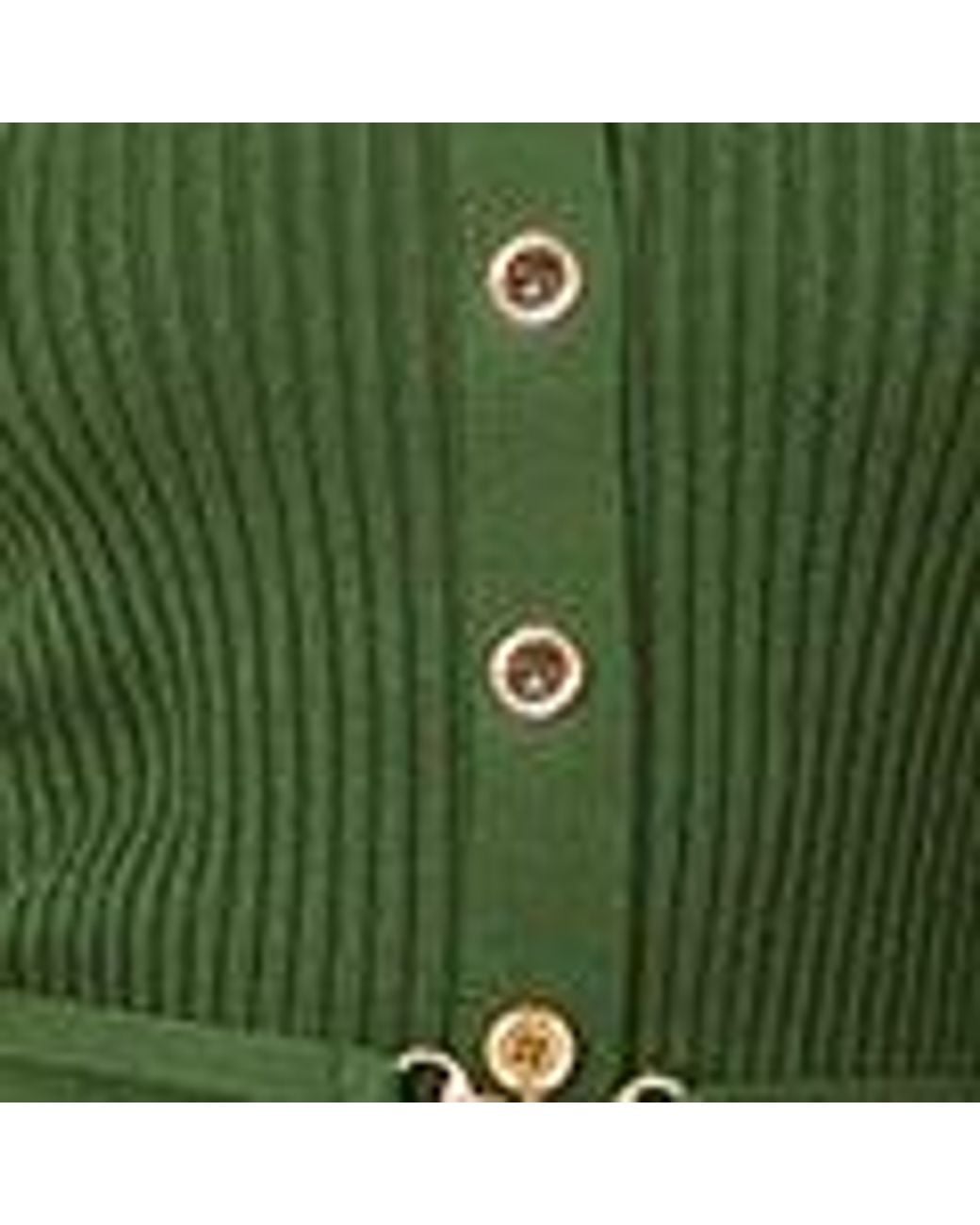 Yumi' Green Rib Knit Midi Shirt Dress With Snaffle Belt
