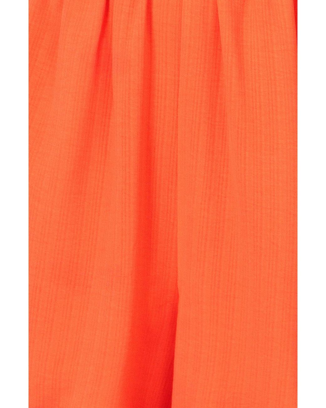 Yumi' Orange Utility Style Playsuit