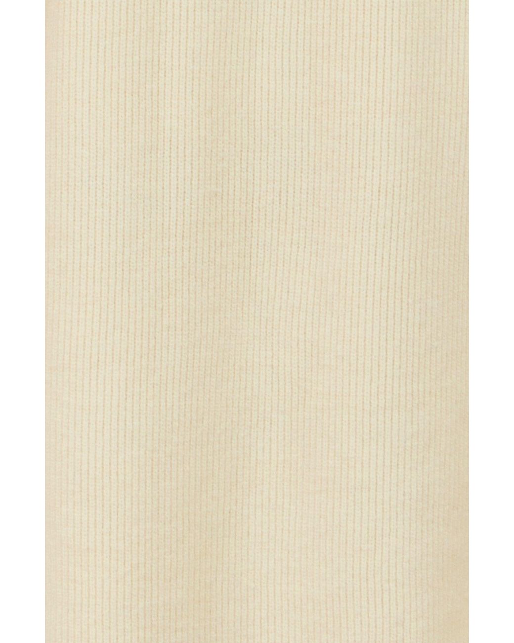 Yumi' Natural Knitted Maxi Cardigan With Pockets