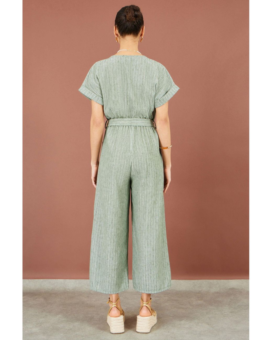 Yumi' Multicolor V Neck Kimono Sleeve Jumpsuit