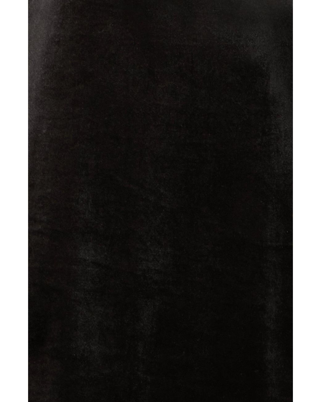 Yumi' Black Velvet Shift Dress With Diamante Buttons