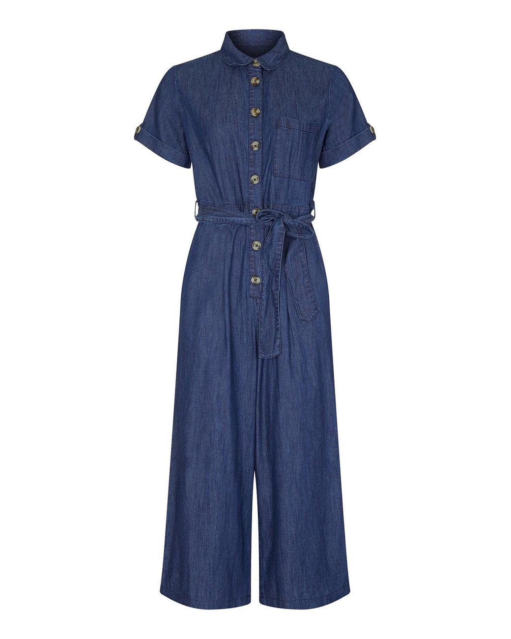 Yumi' Blue Denim Jumpsuit