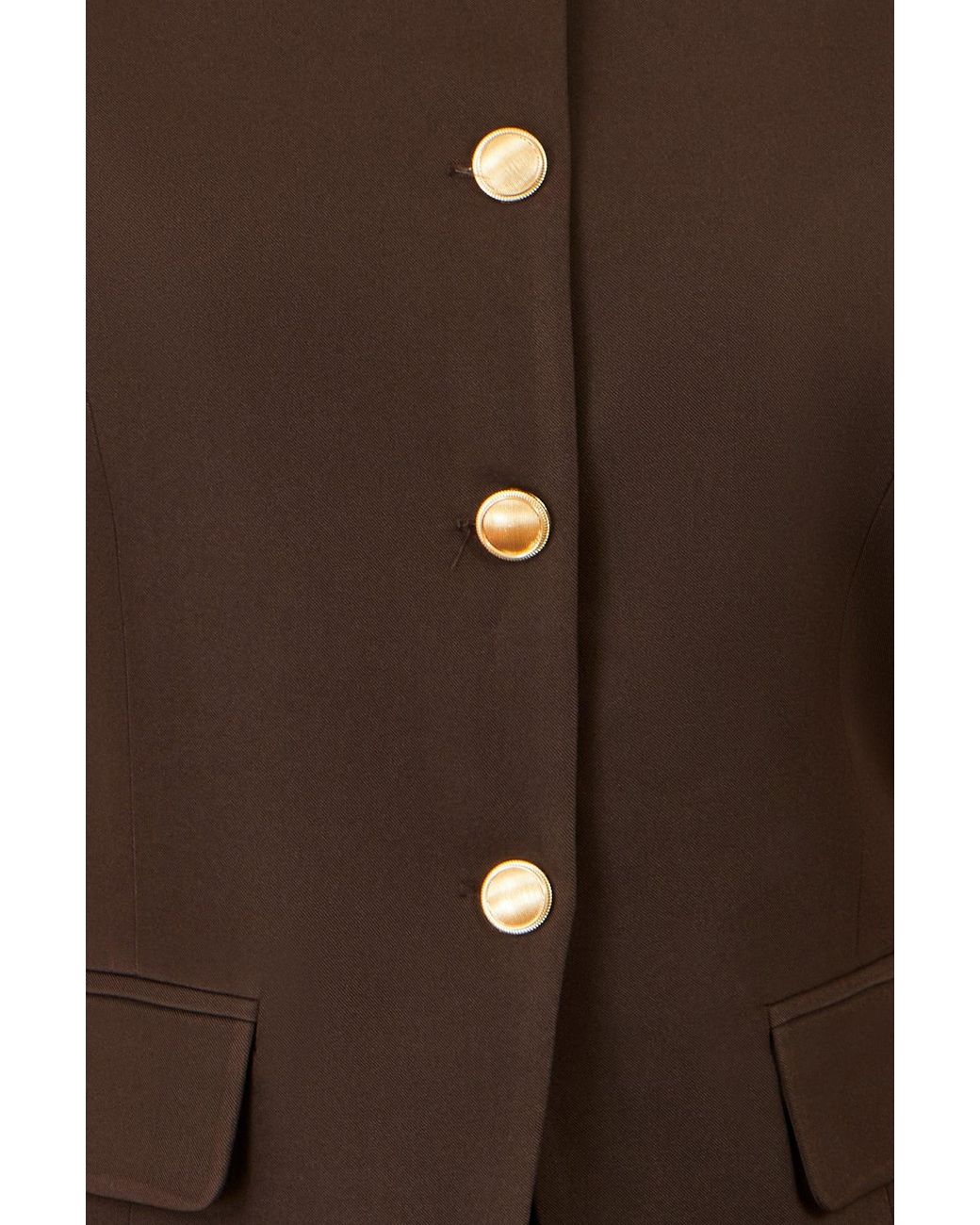 Yumi' Black Long Line Button Waistcoat Top