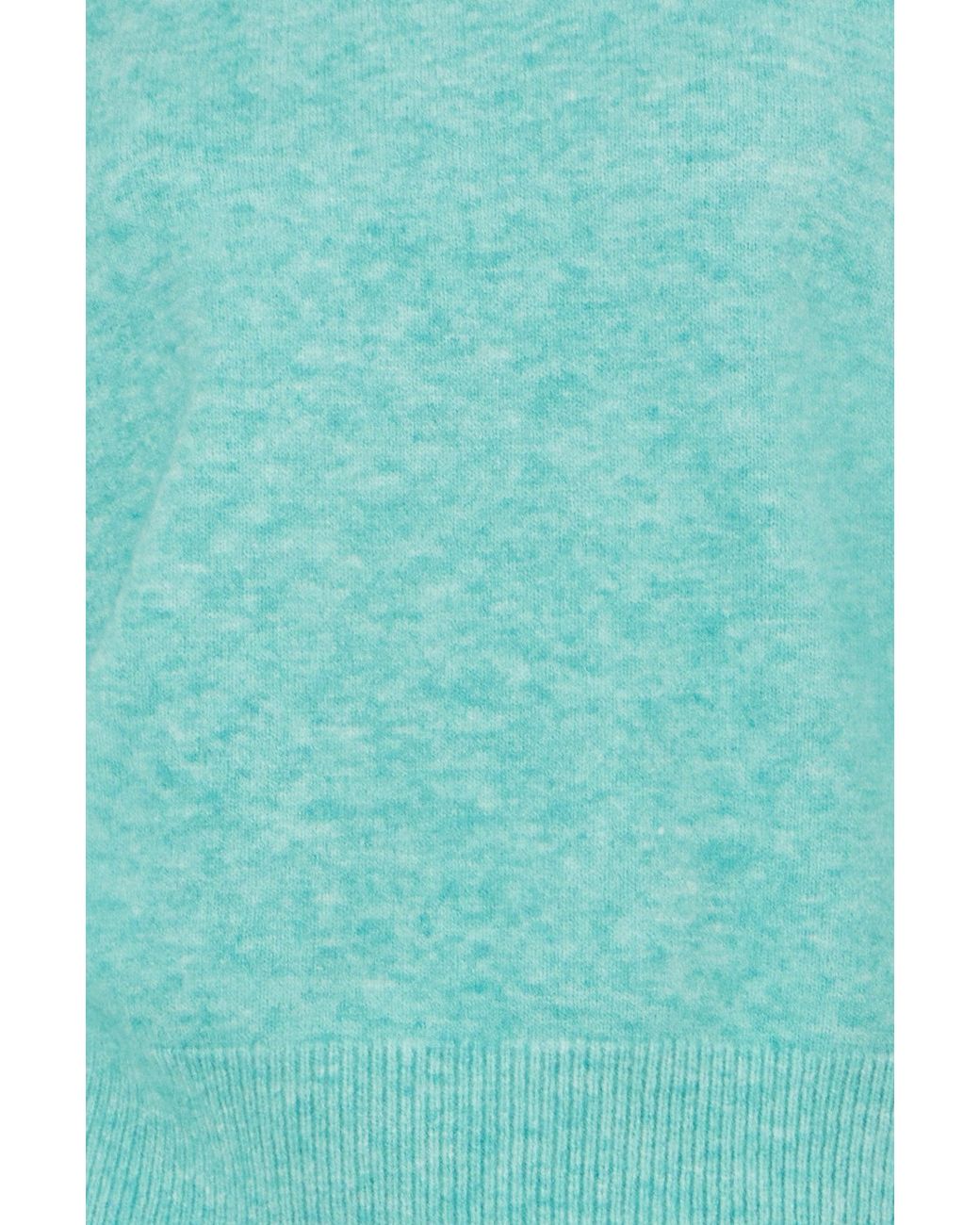 Yumi' Green Sea Knitted Balloon Sleeve Jumper