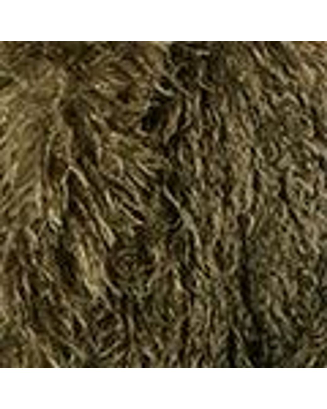 Yumi' Green Luxe Long Hair Fur Coat