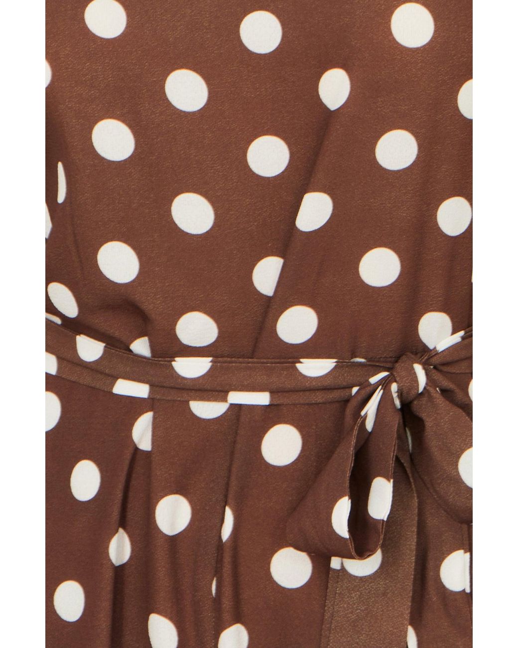 Yumi' White Polka Dot Culotte Jumpsuit