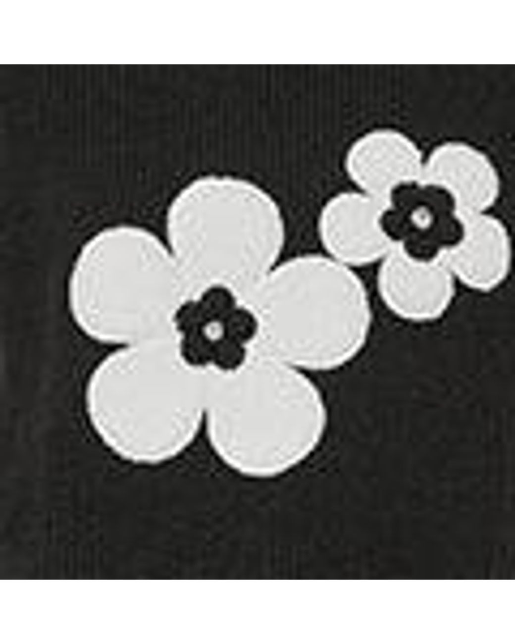 Yumi' Black Flower Knitted Sleeveless Jumper Vest