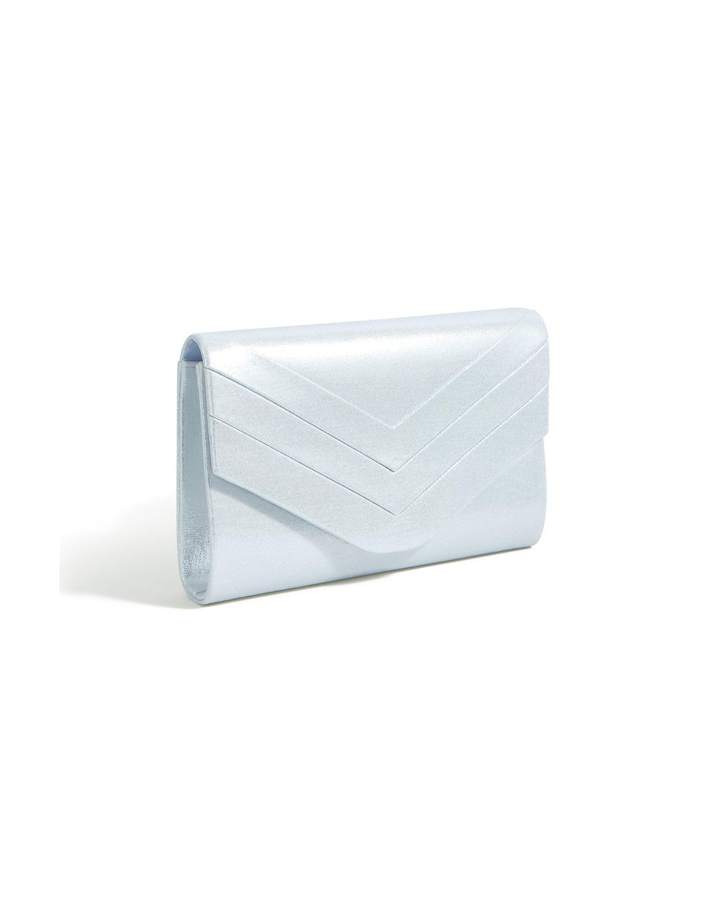 Yumi' Green Shimmer Envelope Clutch Bag