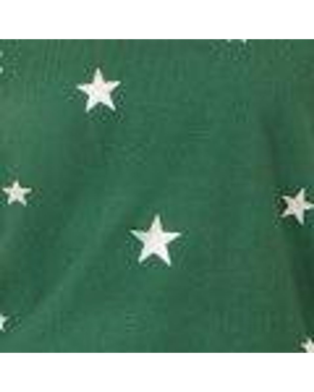 Yumi' Green Foil Star Print Relaxed Fit Jumper