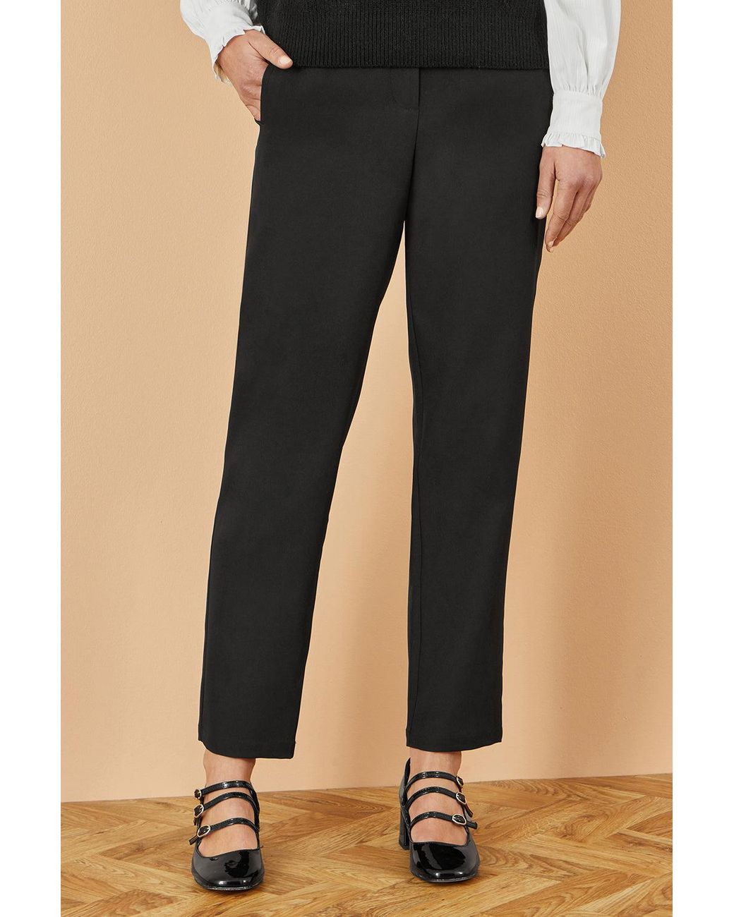 Yumi' Blue Stiletto Tailored Cigarette Trouser