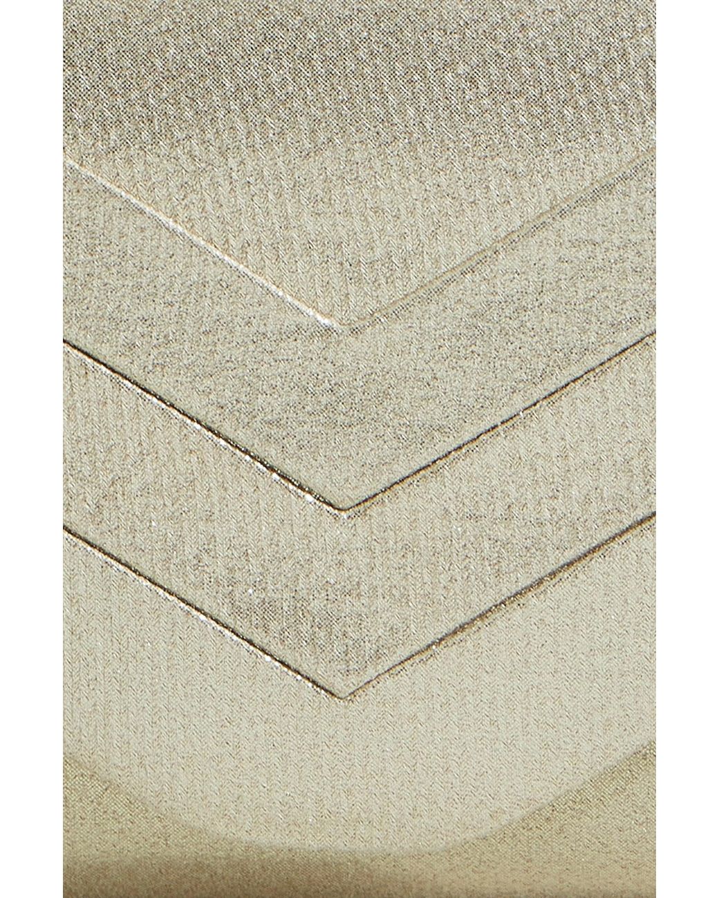 Yumi' Natural Shimmer Envelope Clutch Bag