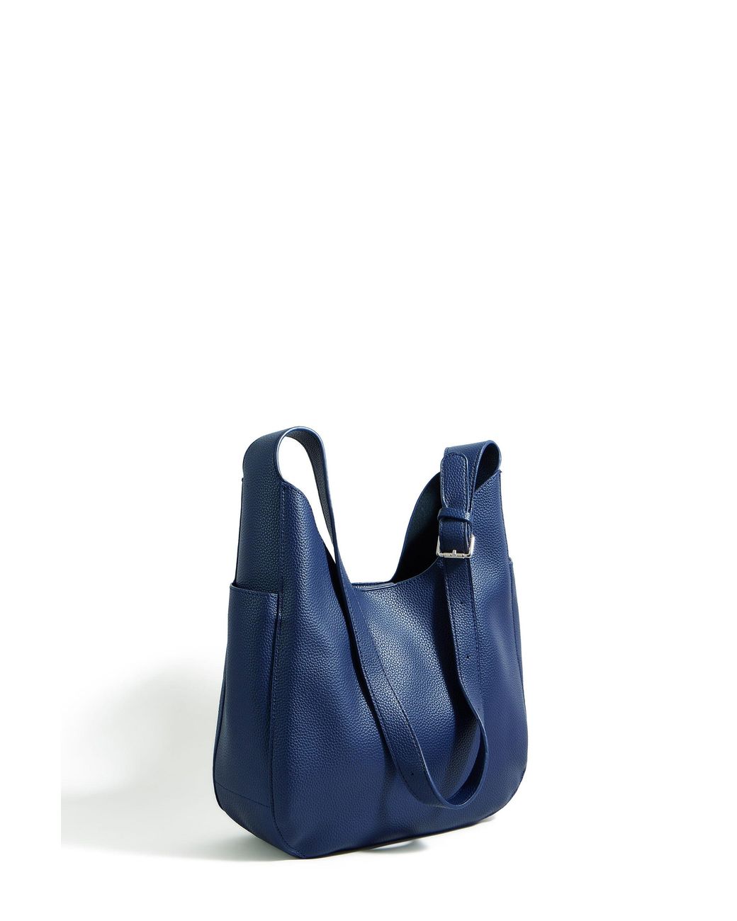 Yumi' Blue Shoulder Bag With Detachable Inside Purse