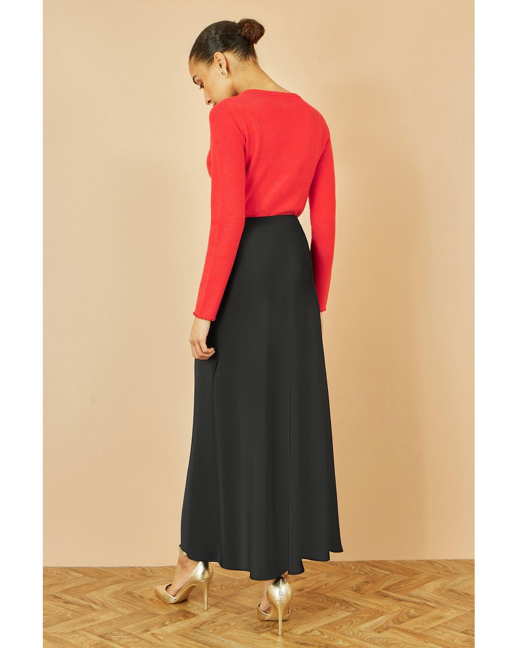 Yumi' Red Sparkle Knit Jumper