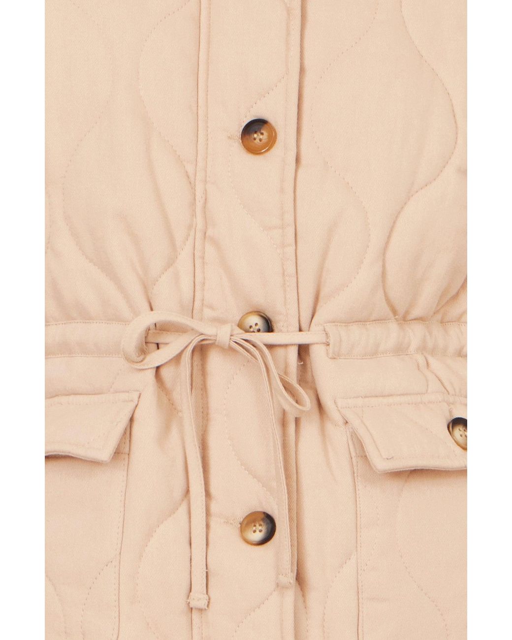Yumi' Pink Quilted Utility Gilet