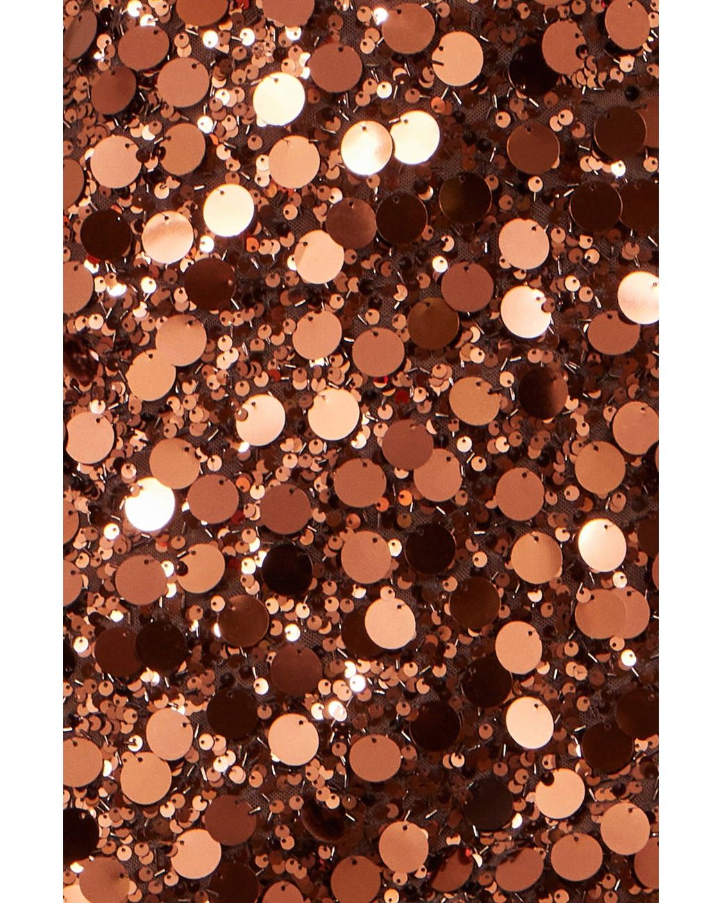 Yumi' Natural Big Sequin Mini Skirt