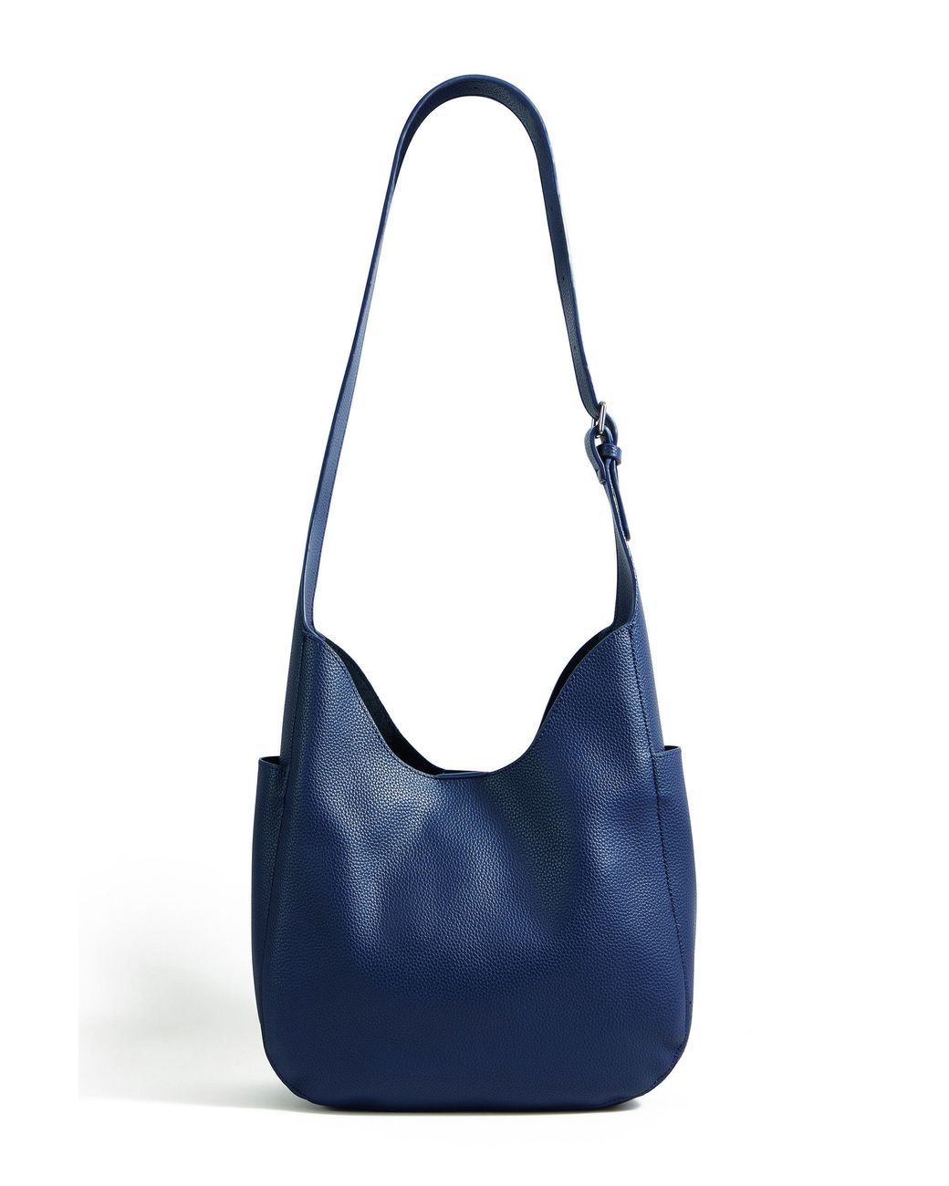Yumi' Blue Shoulder Bag With Detachable Inside Purse