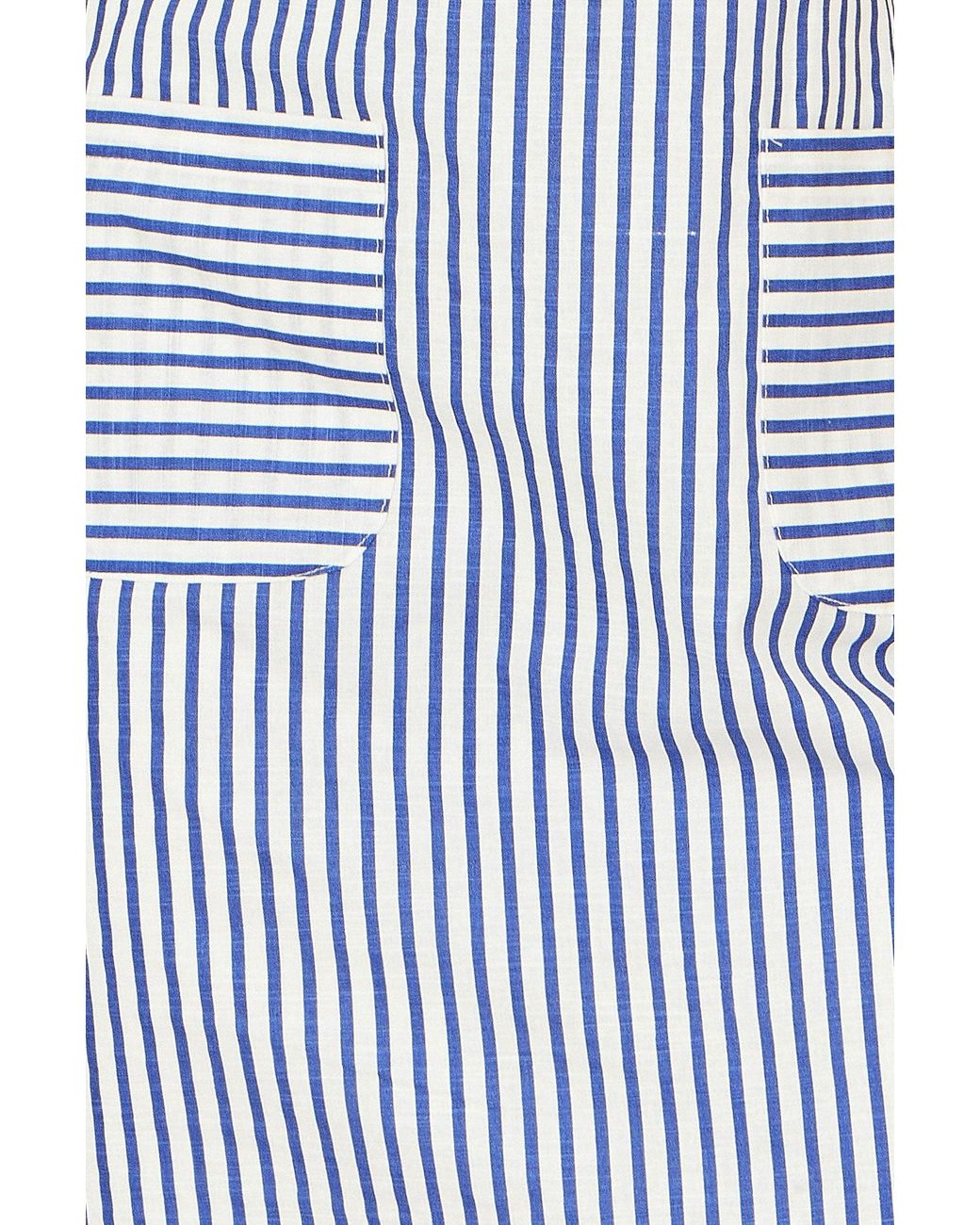 Yumi' Blue Stripe Cotton Shift Dress