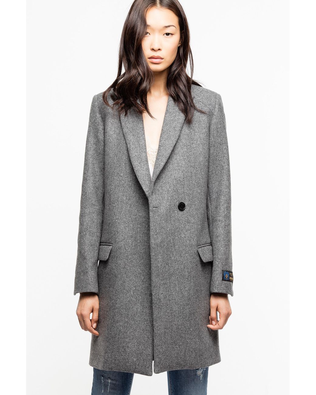 Manteau Marco Zadig & Voltaire en coloris Gris | Lyst