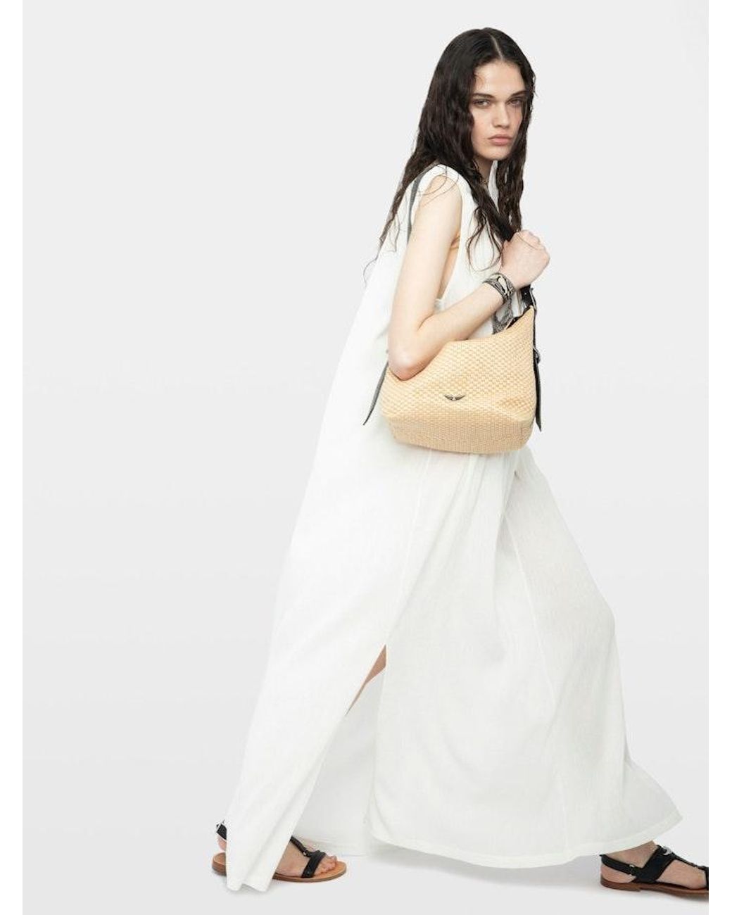 Zadig & Voltaire Natural Jane Basket Bag