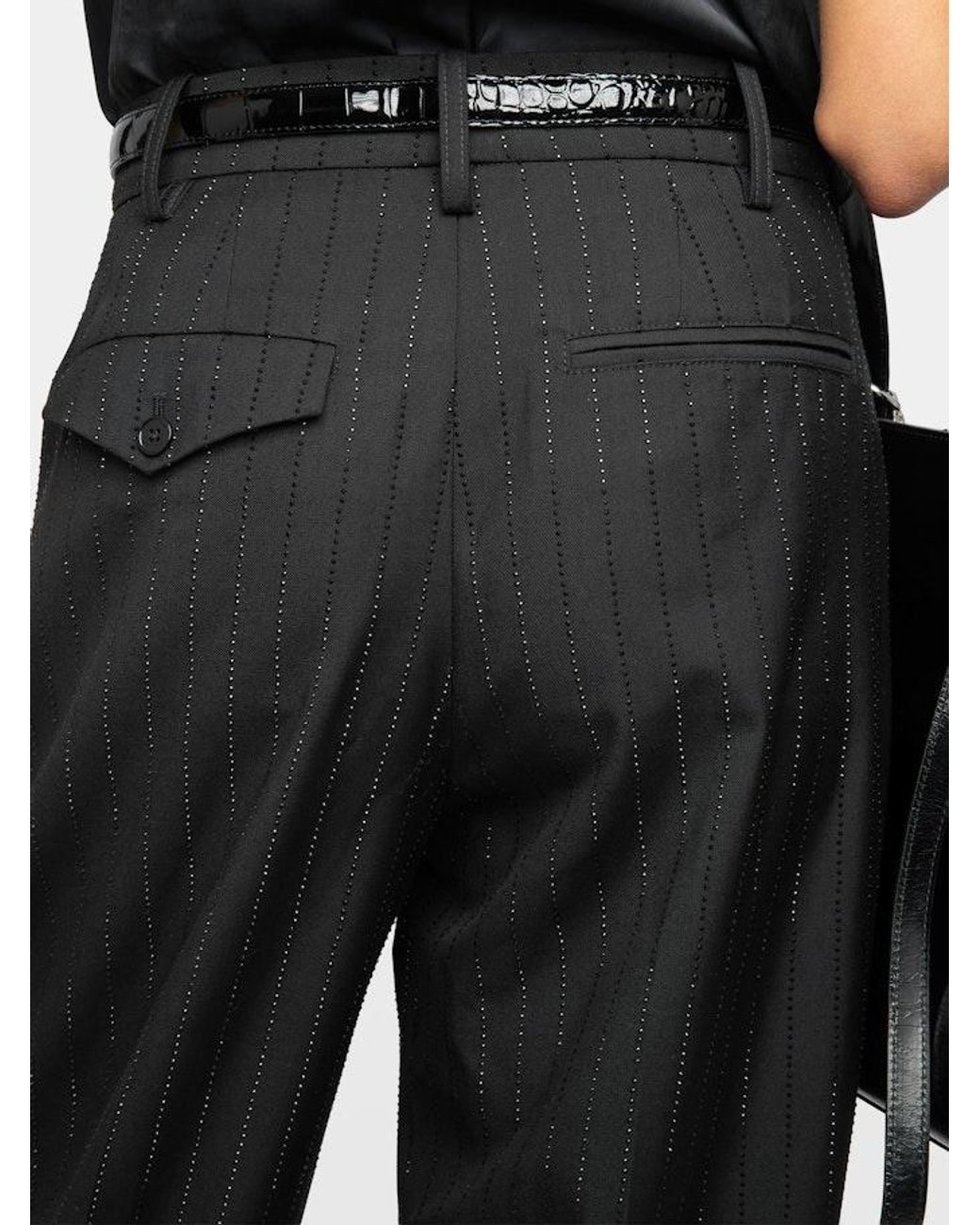 Zadig & Voltaire Black Puros Pants