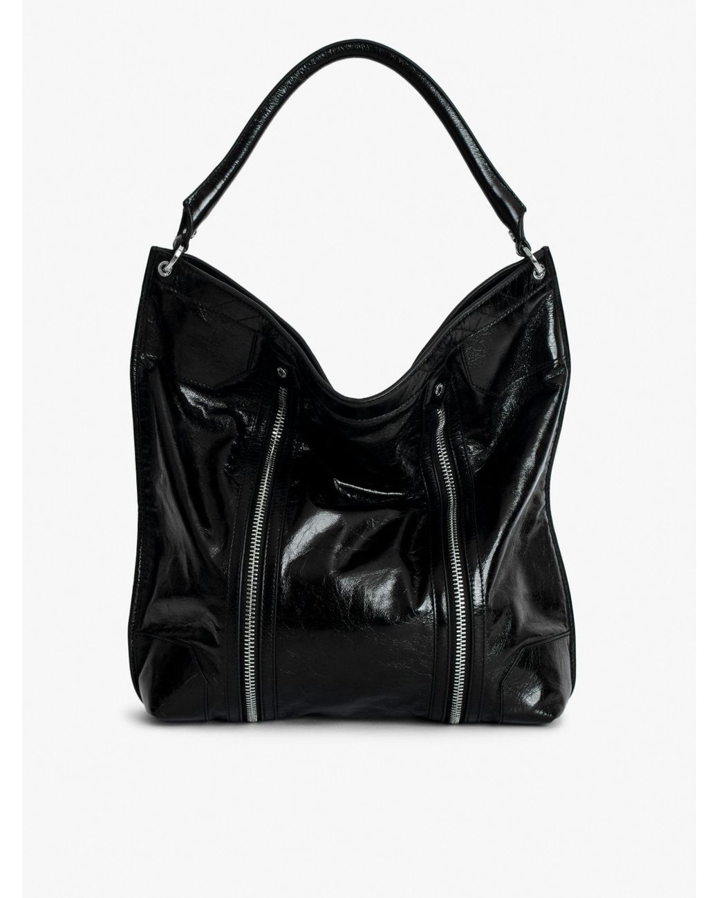 ショルダーバッグ・ポシェット Zadig & Voltaire Sunny Hobo Shoulder Bag - Leather - Black Zadig & Voltaire Sunny Hobo Bag in Black | Lyst Canada