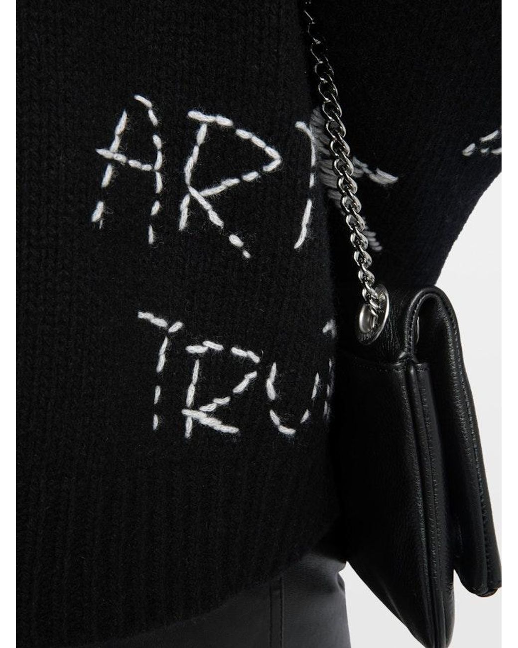 Zadig & Voltaire Black Baba 100% Merino Wool Jumper