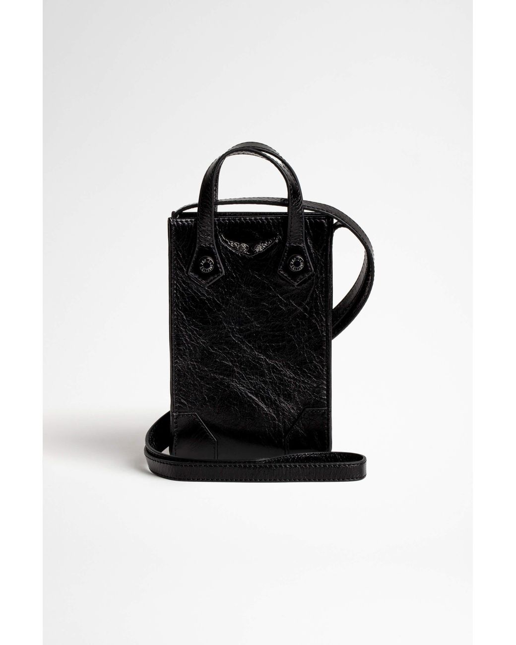 Zadig & Voltaire Vintage Sunny 2 Phone Pouch in Black Lyst