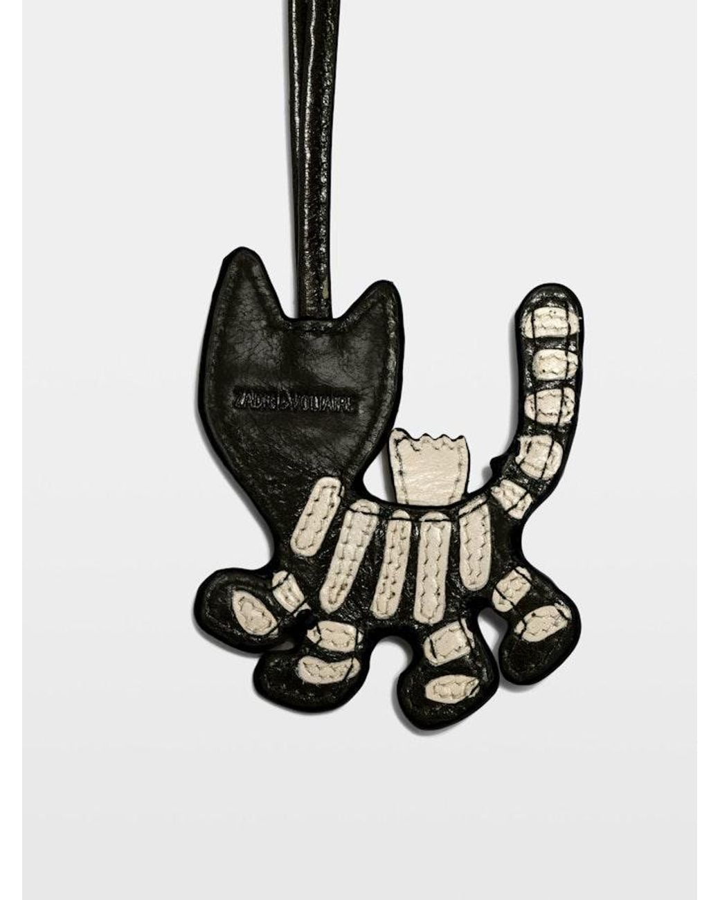 Zadig & Voltaire Metallic Tiger Keyring Key Ring