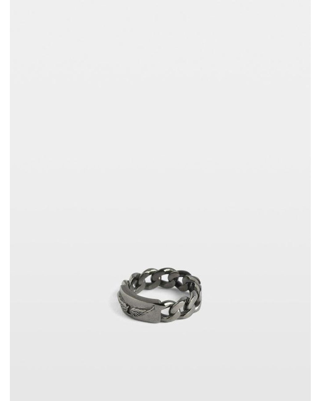 Zadig & Voltaire Metallic Chain Ring