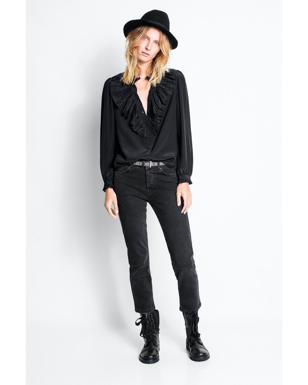 Chemise Tacco Noir - Taille M - Femme Zadig & Voltaire en coloris Noir |  Lyst