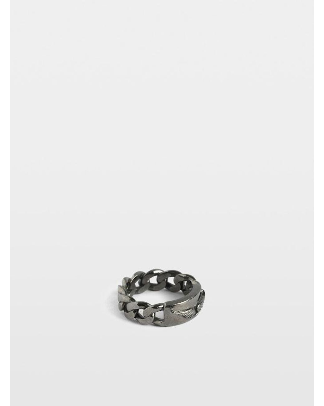 Zadig & Voltaire Metallic Chain Ring