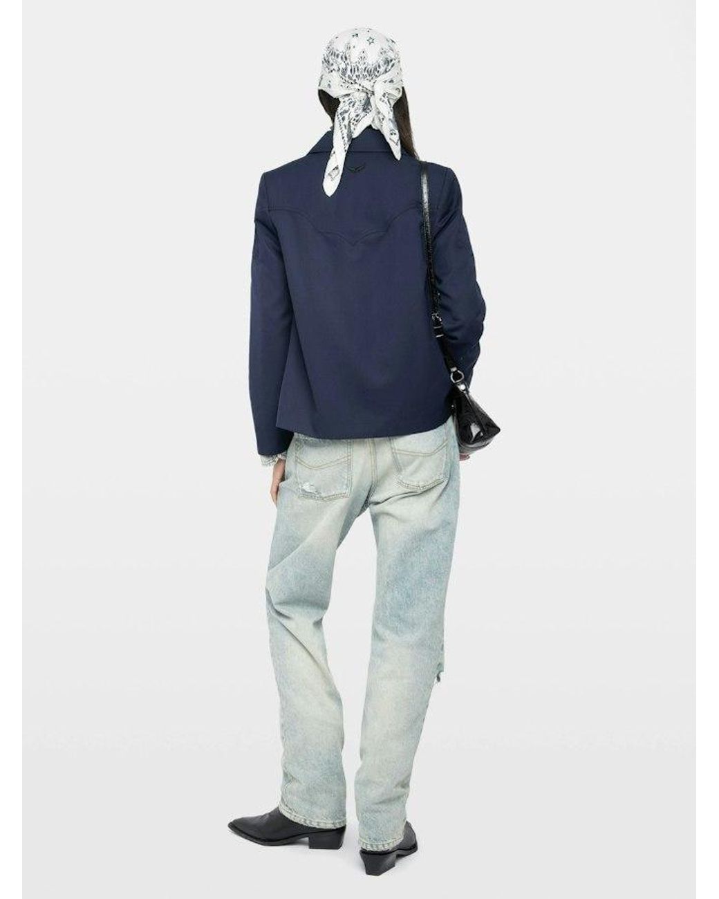 Zadig & Voltaire Blue Lara Jacket