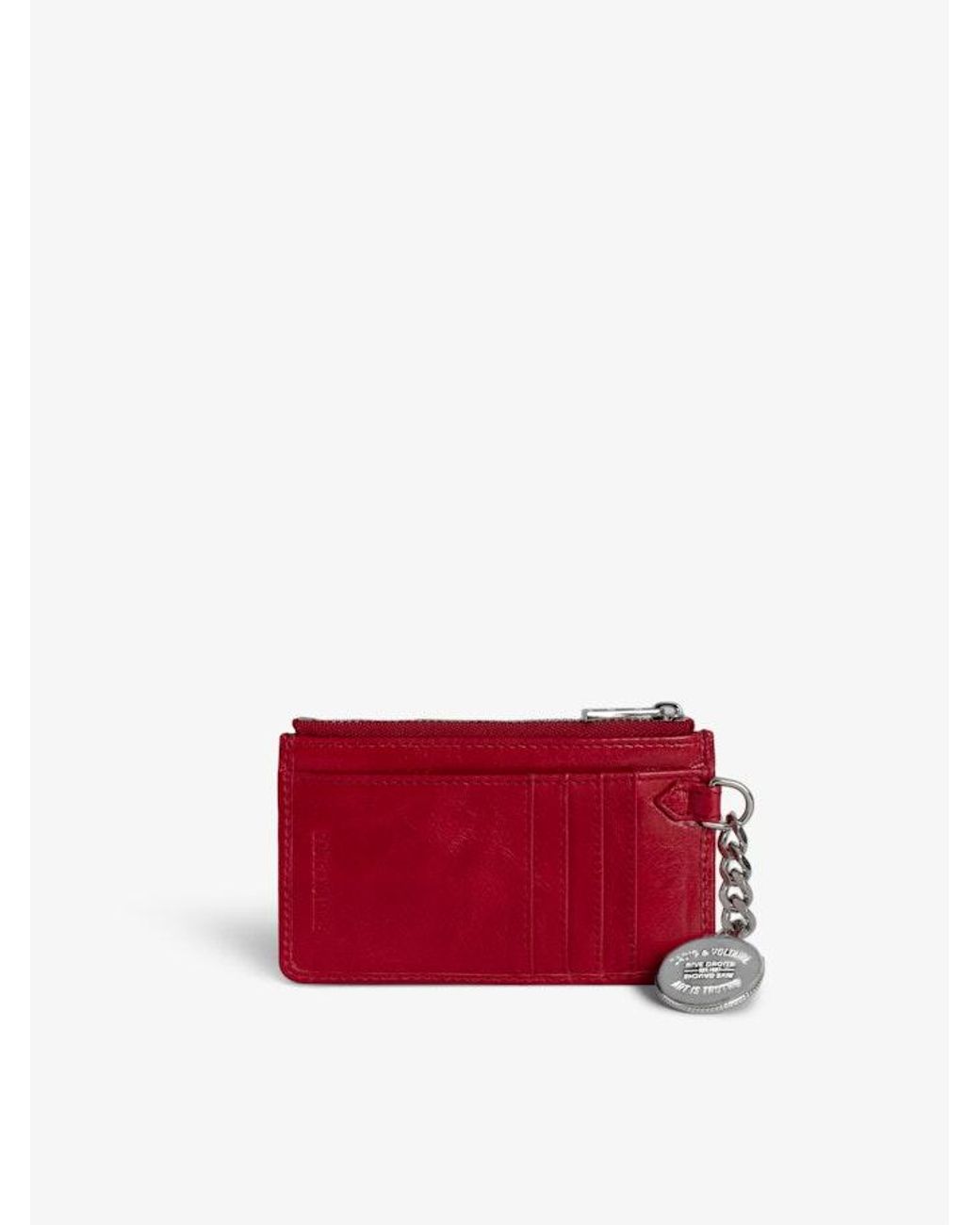 カードケース・名刺入れ Sunny Pass Card Holder - Zadig & Voltaire - Leather - Red Zadig & Voltaire Sunny Card Card Holder in Red | Lyst