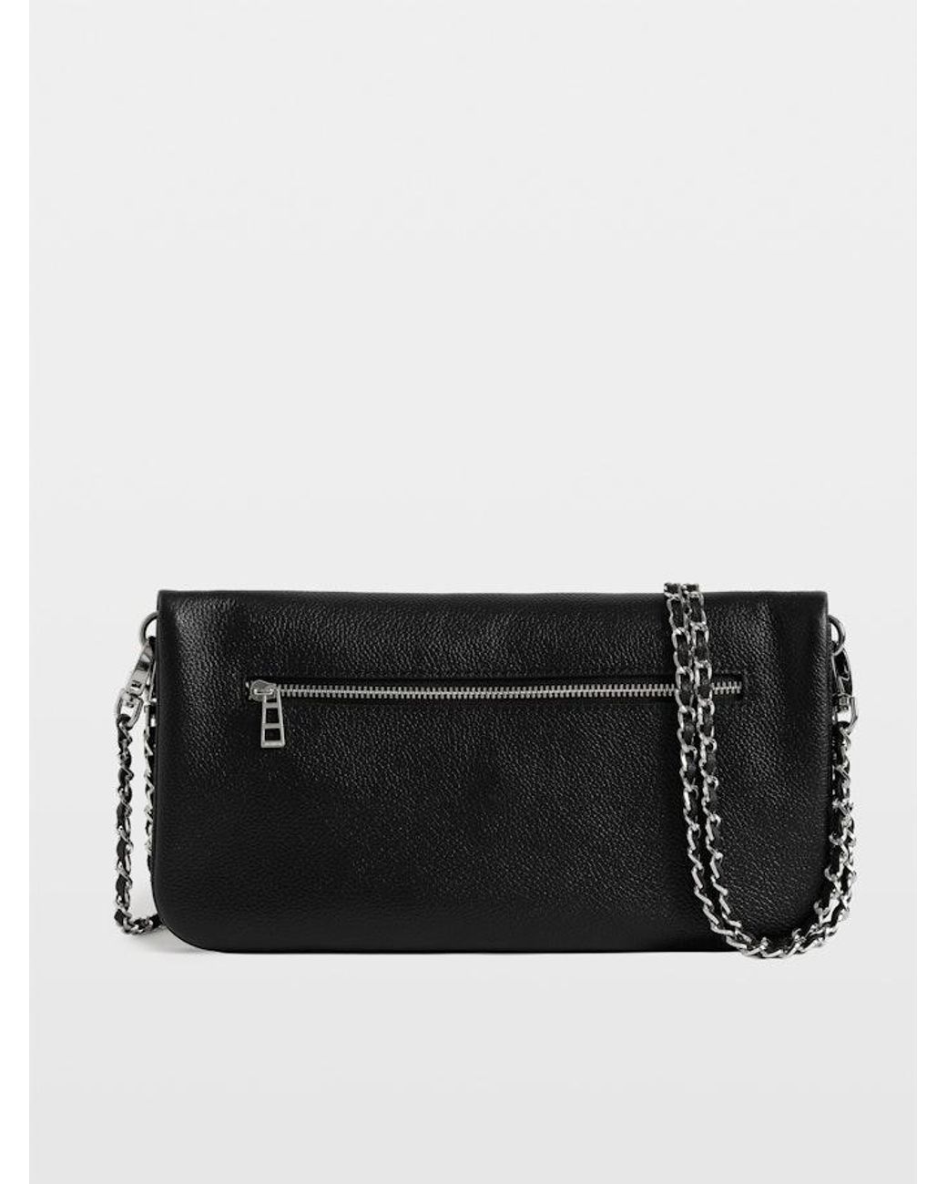 Zadig & Voltaire Black Rock Arty Tag Clutch