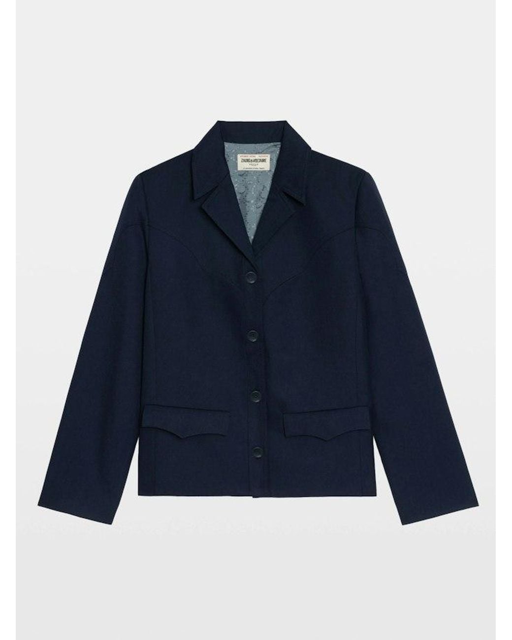 Zadig & Voltaire Blue Lara Jacket