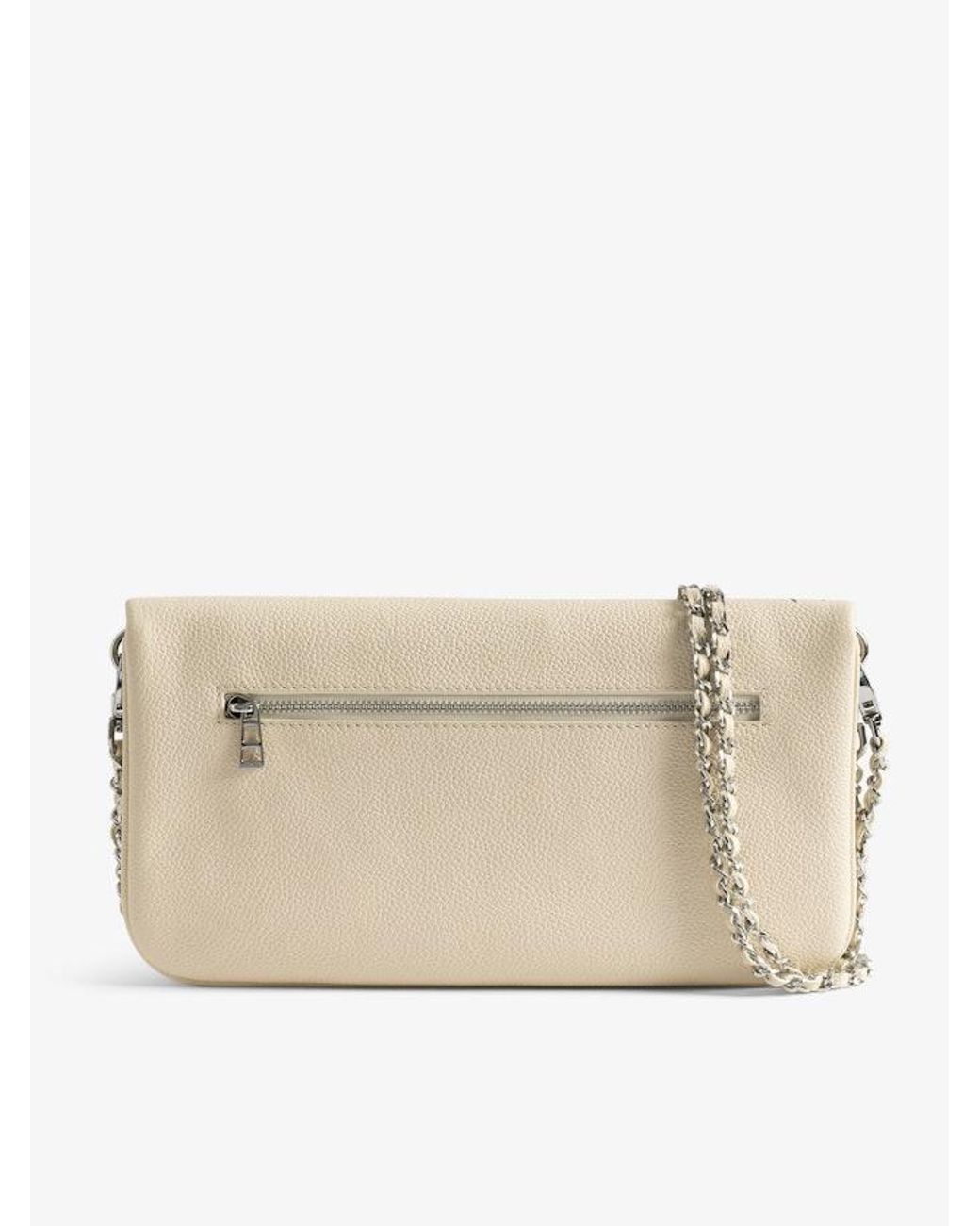 Zadig & Voltaire Pink Rock Bloomy Clutch