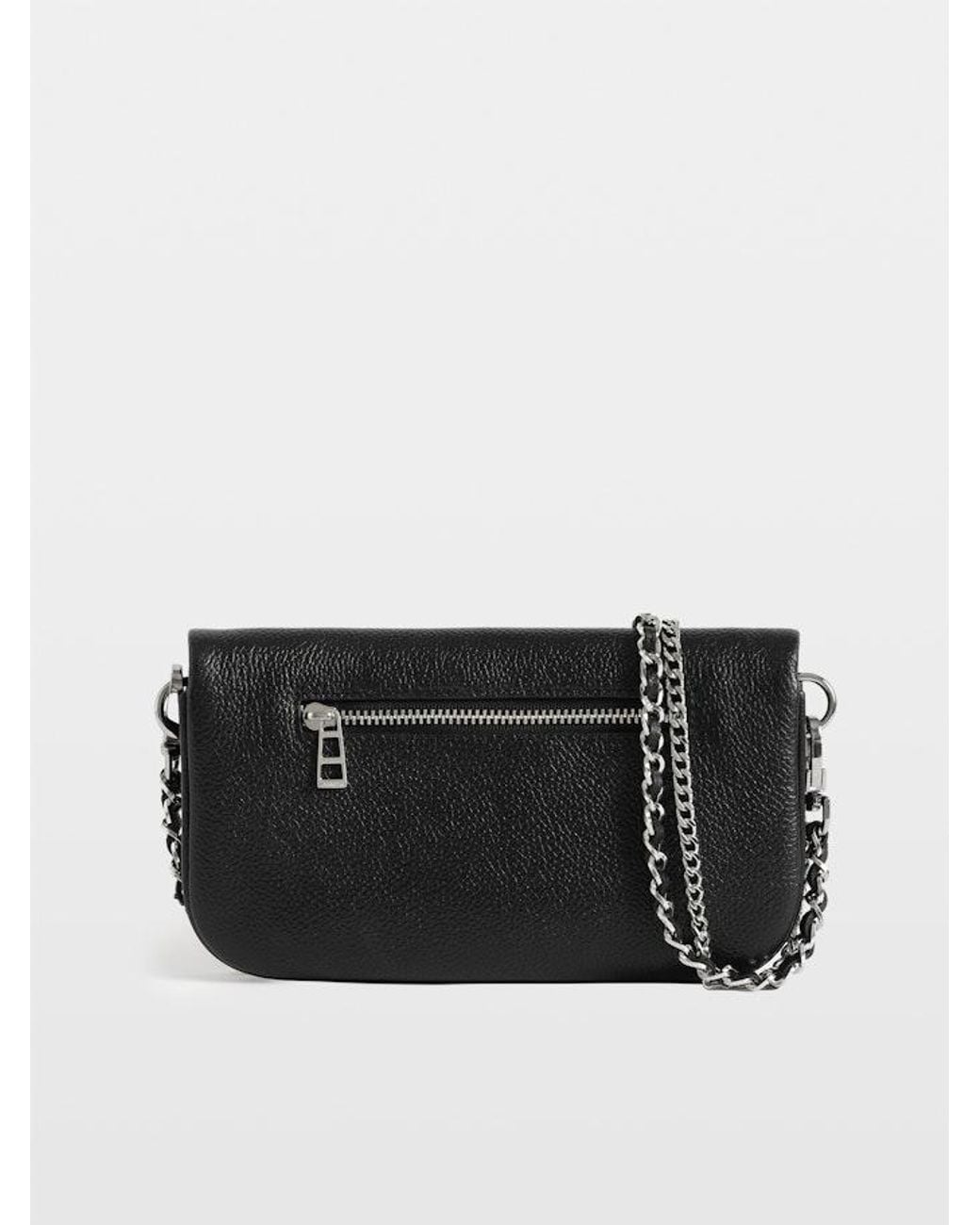 Zadig & Voltaire Black Rock Mini Arty Tag Clutch